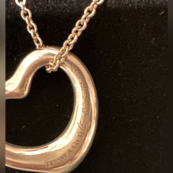 Tiffany & Co Elsa Peretti Open Heart Pendant - Picture 4 of 5
